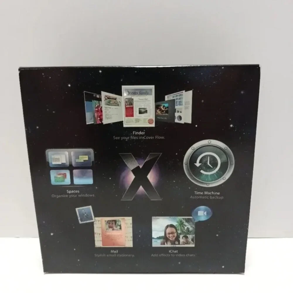 Apple Mac OS X Leopard Version 10.5 Install DVD Software Disk
